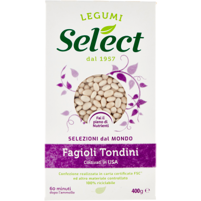 Fasola Fagioli Tondini 400g - Legumi Select