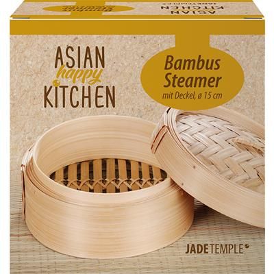 Parowar bambusowy okrągły 15cm - Asian Happy Kitchen