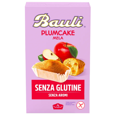 Babeczki bezglutenowe z jabłkiem plumcake 132g - Bauli