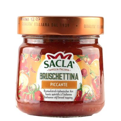 Pomidorowy sos z ostrą papryczką Bruschettina Piccante 190G - Sacla