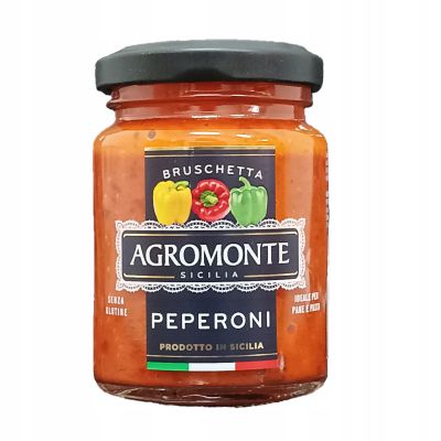 Pesto z Papryki Agromonte Bruschetta 100g - Wyjątkowy Smak Włoch