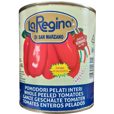 Pomidory Pelati San Marzano 800g - La Regina