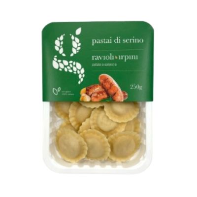 Pierożki Ravioli Irpini  z ziemniakami i kiełbasą 250g - Graziano