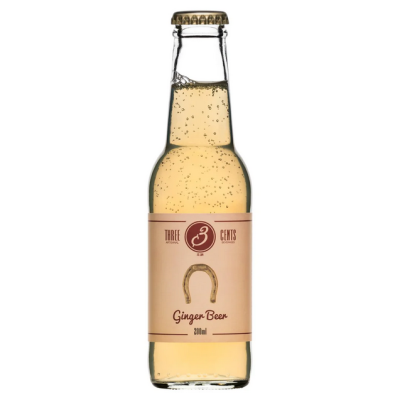 Napój gazowany bezalkoholowy imbir Ginger Beer 200ml - Three Cents