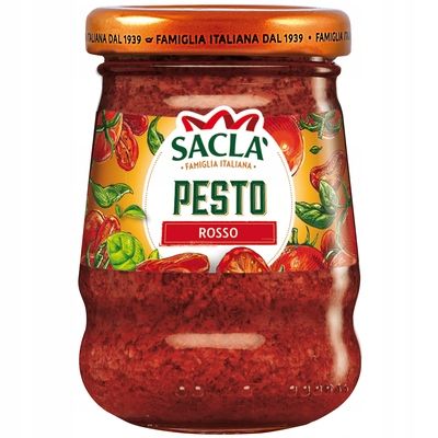 Pesto Rosso Sos z bazylią i suszonymi pomidorami 90g - Sacla