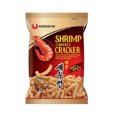 Chipsy krewetkowe pikantne 75g - Nong Shim