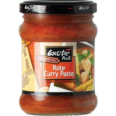 Pasta curry czerwona 220g - Exotic Food