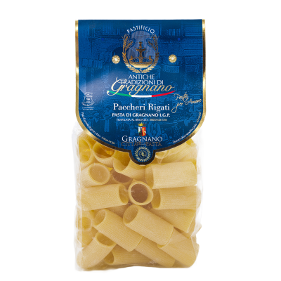 Makaron Paccheri Rigati 500g - Antiche Tradizioni di Gragnano