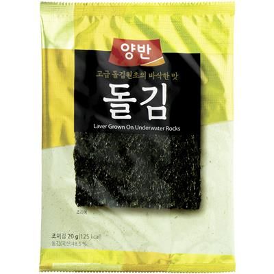 Chipsy Algi morskie solone prażone  Nori Snack 3,5g - Dongwon