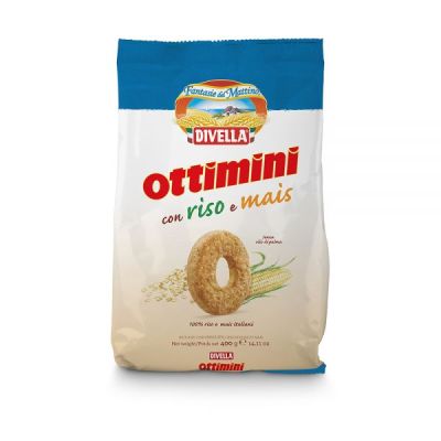 Ciastka Ottimini Riso e Mais 400g - Divella