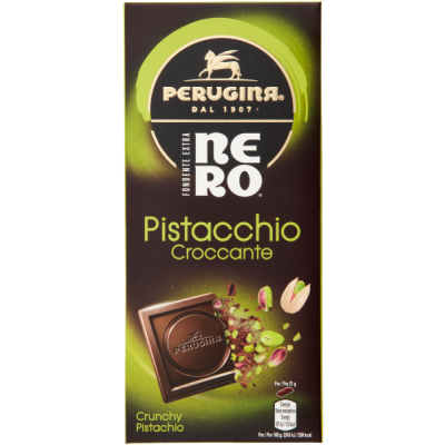 Czekolada Fondente Extra Nero Pistacchio Croccante 85g - Perugina