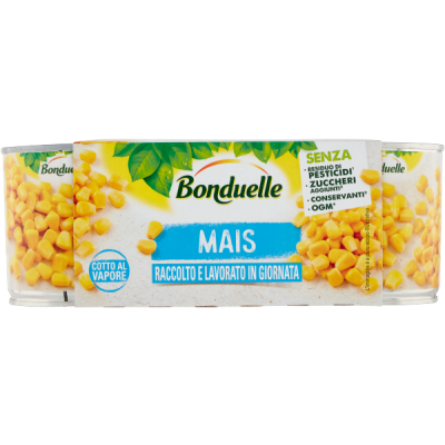 Kukurydza w puszce słodka Mais 3x150g - Bonduelle