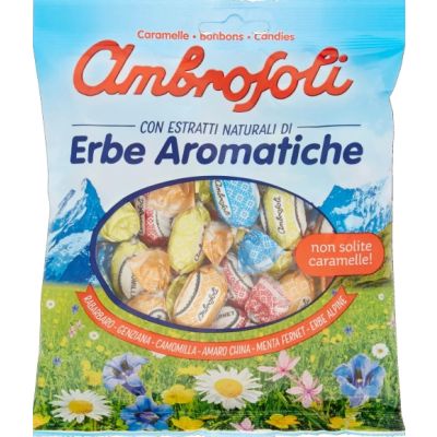 Cukierki miętowe Erbe Aromatiche 150g - Ambrosoli