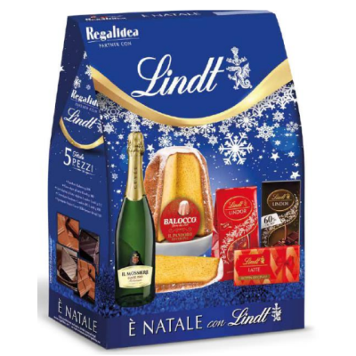 Zestaw prezentowy 5 produktów E'Natale Pandoro - Lindt