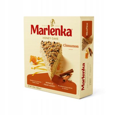 Ciasto miodowo-cynamonowe  tort 800 g - Marlenka