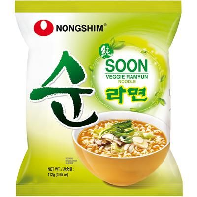 Zupa wegetariańska instant Soon Veggie Ramyun 112g - Nongshim