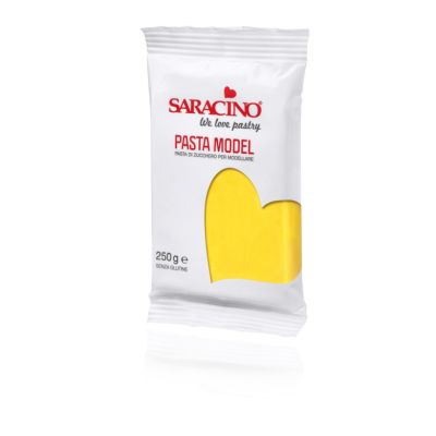 Żółta masa cukrowa do modelowania Yellow Model Paste 250g - Saracino