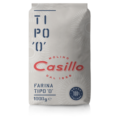 Mąka do pizza Farina Typ 0 1kg - Molino Casillo, Uszkodzone opakowanie, ubytek 0.1kg