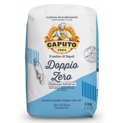 [PP] Mąka do pizzy Doppio Zero 1kg - Caputo, Uszkodzone opakowanie, ubytek 0.3kg