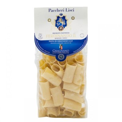 Makaron Paccheri Lisci 500g - Gragnano