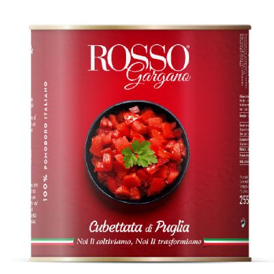 Pomidory obrane Cubetta di puglia 3kg - Rosso Gargano