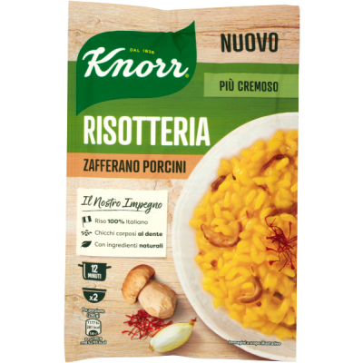 Risotto Risotteria Zafferano e Funghi 175g - Knorr