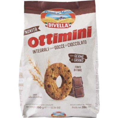 Ciastka Ottimini Integrali Cioccolato 350g - Divella