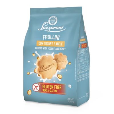 Ciastka bezglutenowe Frollini con Yogurt e Miele 200g - Lazzaroni