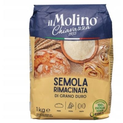 Mąka Semola Rimacinata di Grano Duro 1 kg - il Molino Chiavazza