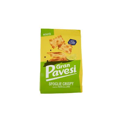 Krakersy Sfogle Lime e Pepe 150g - Gran Pavesi