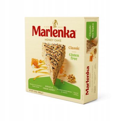 Ciasto miodowo-orzechowe tort 800 g - Marlenka
