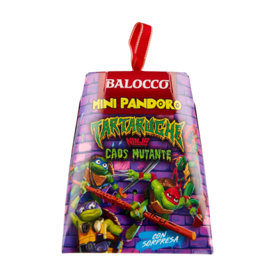 Babka Mini Pandoro Tartarughe Ninja dla dzieci  - Balocco 80 g