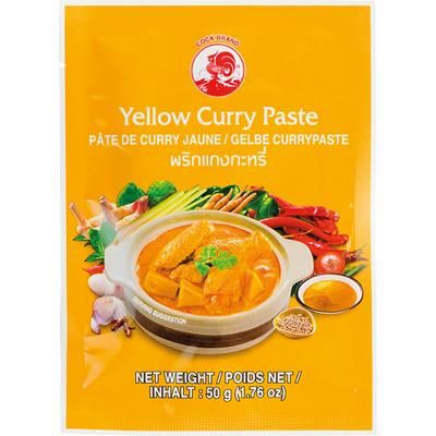 Pasta curry żółta 50g - Cock