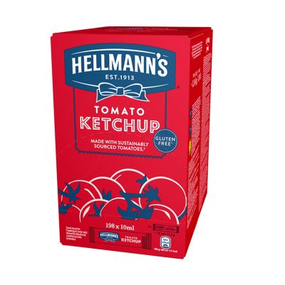 Ketchup łagodny w Saszetkach 10 ml x 198 - Hellmann's