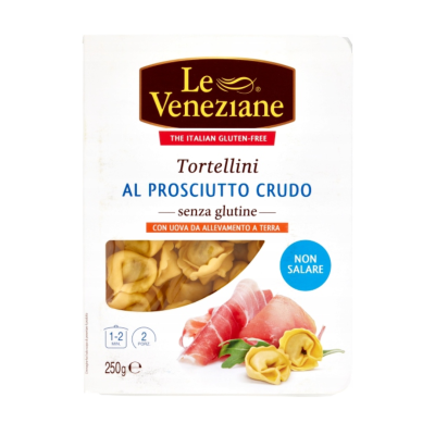 Bezglutenowe tortellini z prosciutto - Le Veneziane 250 g
