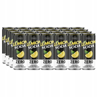 Lemon Soda Zero 24 x 330ml - Fondi Di Crodo