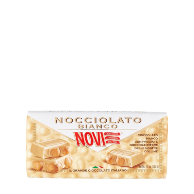 Biała czekolada z orzechami laskowymi  - Novi