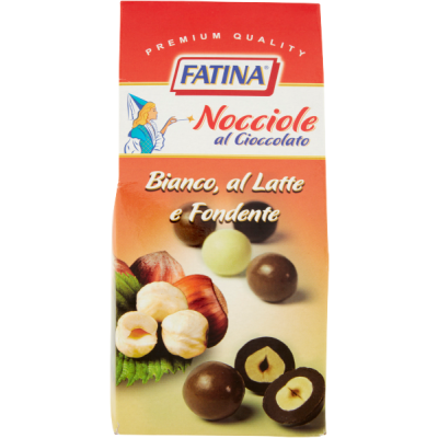 Orzechy Laskowe w czekoladzie Nocciole Ricoperte Cioccolato 160g - Fatina