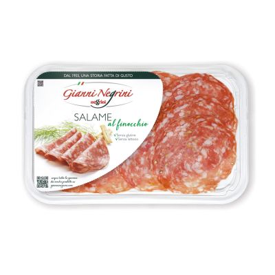 Salame al finocchio cienkie plastry 80g - Gianni Negrini