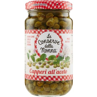 Kapary Capperi all'Aceto 190g - Conserve della Nonna