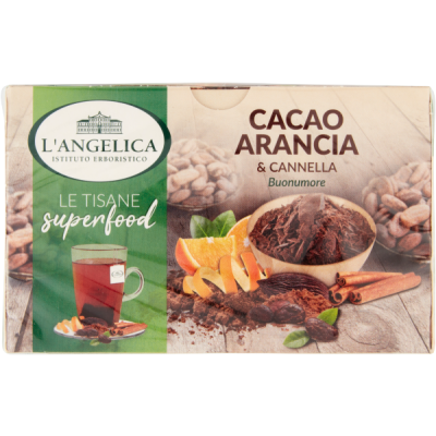 Herbata Tisane Cacao Arancia Cannella 18szt 39.6g - l'Angelica