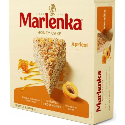 Ciasto miodowo-morelowe tort 800 g - Marlenka