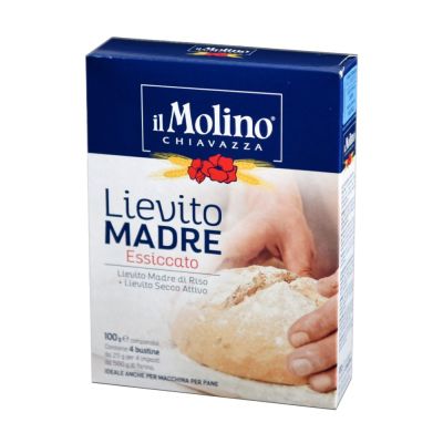 Suchy zakwas na chleb Lievito Madre Essiccato (4x25g) 100g - il Molino Chiavazza