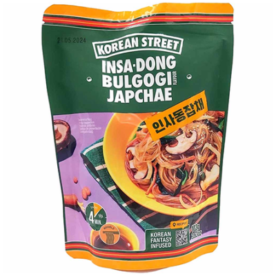 Makaron szklisty z pikantnym sosem osmaku słodko-słonym Bulgogi 103g - Korean Street
