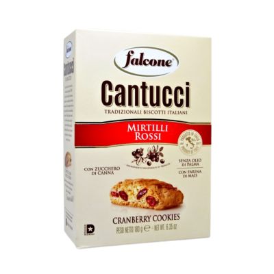 Kruche ciasteczka Cantucci z żurawiną - Falcone