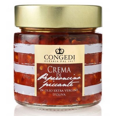 Krem z pikantnych papryczek Crema di Peperoncino Piccante 220g - Congedi