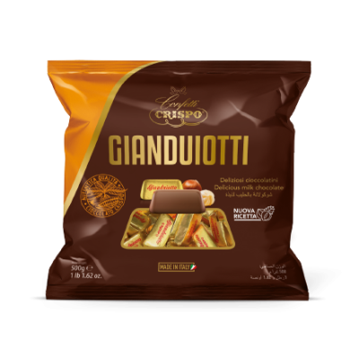 Cukierki nugatowe Gianduiotti 500g - Crispo