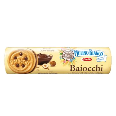 Ciastka Baiocchi z kremem orzechowo-kakaowym - Mulino Bianco