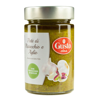 Pesto pistacjowe z czosnkiem 190g - Gusto Etna