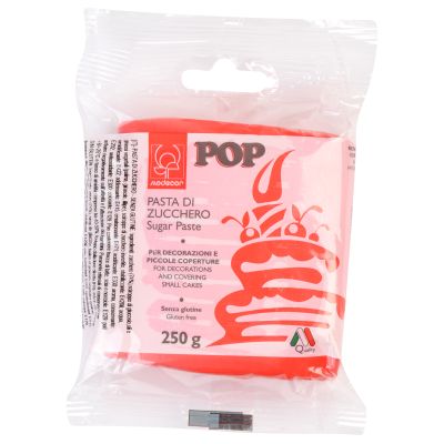 Masa cukrowa Masa cukrowa Pasta Di Zucchero Pop Rosso Fuoco 250g - Modecor